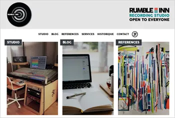 Rumble Inn Studio - Site vitrine