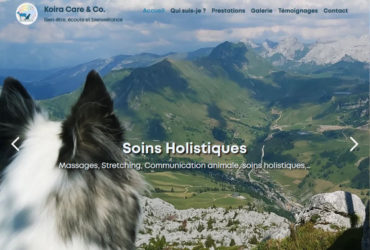 Koira Care and Co, site internet créé par Akaleya, Jura